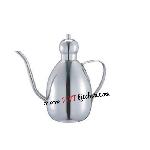 Luxury Drum Shaped Stainless Steel Oil & Vinegar Cruet