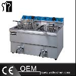 Counter Top Electric 2-Tank 2-Basket Fryer