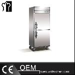 500L Tube Style Static Cooling Reach-In Kitchen Refrigerator & Freezer