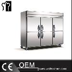 1600L Tube Style Static Cooling Reach-In Kitchen Refrigerator & Freezer