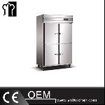 1000L Tube Style Static Cooling Reach-In Kitchen Refrigerator & Freezer