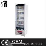 330L Deluxe Commercial Direct Cooling Single Door Refrigerator Showcase