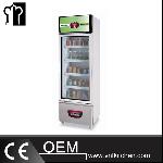 330L Commercial Fan Cooling Single Door Refrigerator Showcase