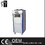 26-30L/h Floor Standing Three Flavors Soft Ice Cream Machine  With Filling & Mounting Patterns