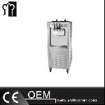 36L/h Floor Standing Three Flavors Soft Ice Cream Machine  With Pre-Cooling System&Air Pump