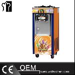 18-20L/h  Floor Standing Three Flavors Rainbow Ice Cream Machine