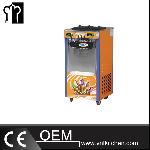 Floor Standing Four Flavors Soft Ice Cream Machine With Pre-Cooling System