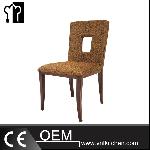 Banquet Imitation Wood Steel Chair