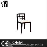 Banquet Imitation Wood Steel Chair