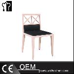 Banquet Imitation Wood Steel Chair