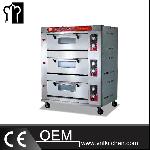 3-Layer 6-Tray Gas Food Oven With Time Controller