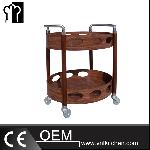 Long-Round Wine Cart