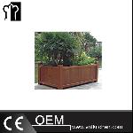 Outdoor Wood Flowerpot