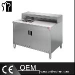 Stainless Steel Ice Bin Workstation