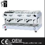 Triple Heads Semi-automatic Coffee Machine