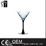 170ml Black Stem Cocktail Glass