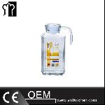 1700ml Stripes Glass Pitcher