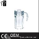 1600ml Octagonal Glass Beverage Pitcher