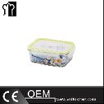 820ml Rectangle Glass Food Container