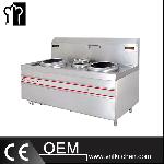 2-Burners Induction Wok With Warmer