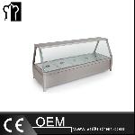 5 Pans Bain Marie Show Case(1/1 Pans)