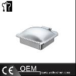 Self-opening Oblong Induction 2/3GN Chafer With Steel Lid