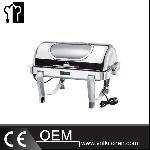 blong Visible Singel Pan Chafing Dish With Chrome legs & Temperature Control