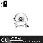 Round Chafing Dish With Chrome legs & Temperature Control