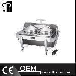 Oblong Visible Soup Station With Chrome legs & Temperature Control