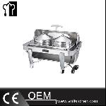 Oblong Visible Soup Station With Chrome legs & Temperature Control