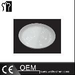 Melamine Striated Round Plate