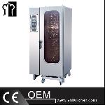 20-Tray Electric Boiler Combi-Steamer With Menu Memory