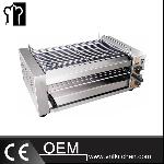 Electric Barbecue Grill With Salamander