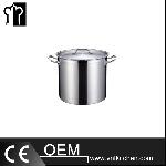 6L Stainless Steel Composite Bottom Stock Pot With Cover