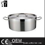 2L Stainless Steel Composite Bottom Rondeau Pan With Cover