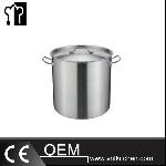 6L Stainless Steel Composite Bottom Stock Pot With Cover