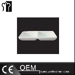 2 Compartments Melamine Rectangle Sauce Dish