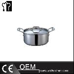 Φ180mm Stainless Steel Triple-ply Stew Pot