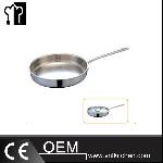 Φ240mm Stainless Steel Triple-ply Steel Saute Pan