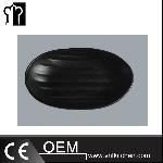 Melamine Elliptical Crimped Plate