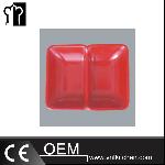 2 Compartments Melamine Rectangle Sauce Dish