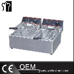 Electric 2-Tank 2-Basket Fryer(11L*2)