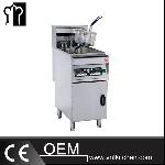 Freestand Electric 1-Tank 2-Basket Fryer With