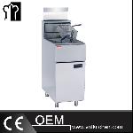 Freestanding Gas 1-Tank 2-Basket Fryer