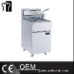 Freestanding Gas 1-Tank 3-Basket Fryer