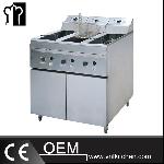 Freestand Electric 2-Tank 4-Basket Fryer