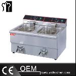 Electric 2-Tank Fryer （2-Basket）