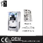 40L/h Stainless Steel Table Top Three Flavors Soft Ice Cream Machine With Hopper Agitator& Pre-Cooli