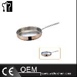 Φ260mm Stainless Steel Triple-ply Copper Steel Saute Pan