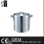 6L American Style Composite Bottom Aluminum Stock Pot With Cover